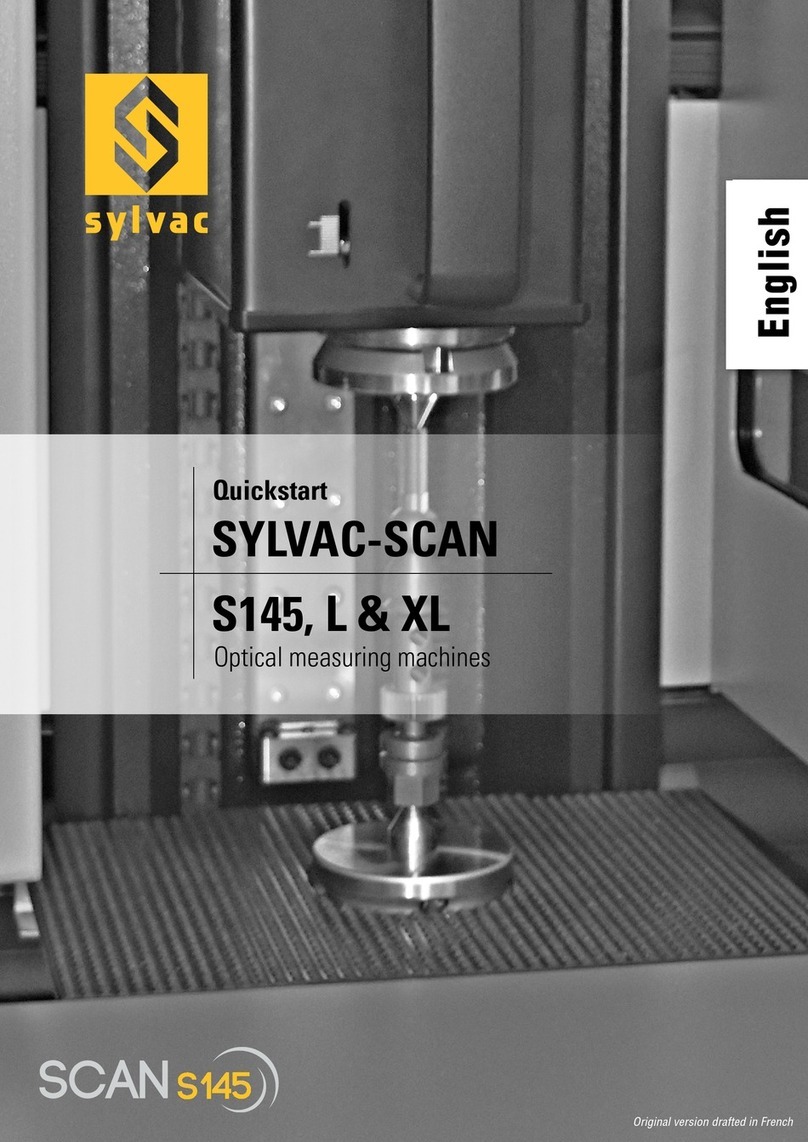Sylvac SYLVAC-SCAN S145 XL User manual