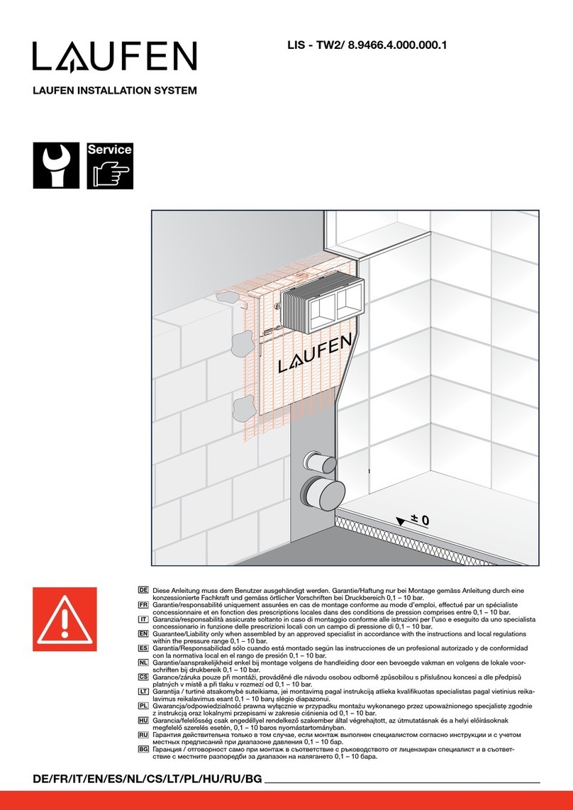 Laufen LIS - TW2/ 8.9466.4.000.000.1 User manual Laufen LIS - TW2/ 8.9466.4.000.000.1 User manual