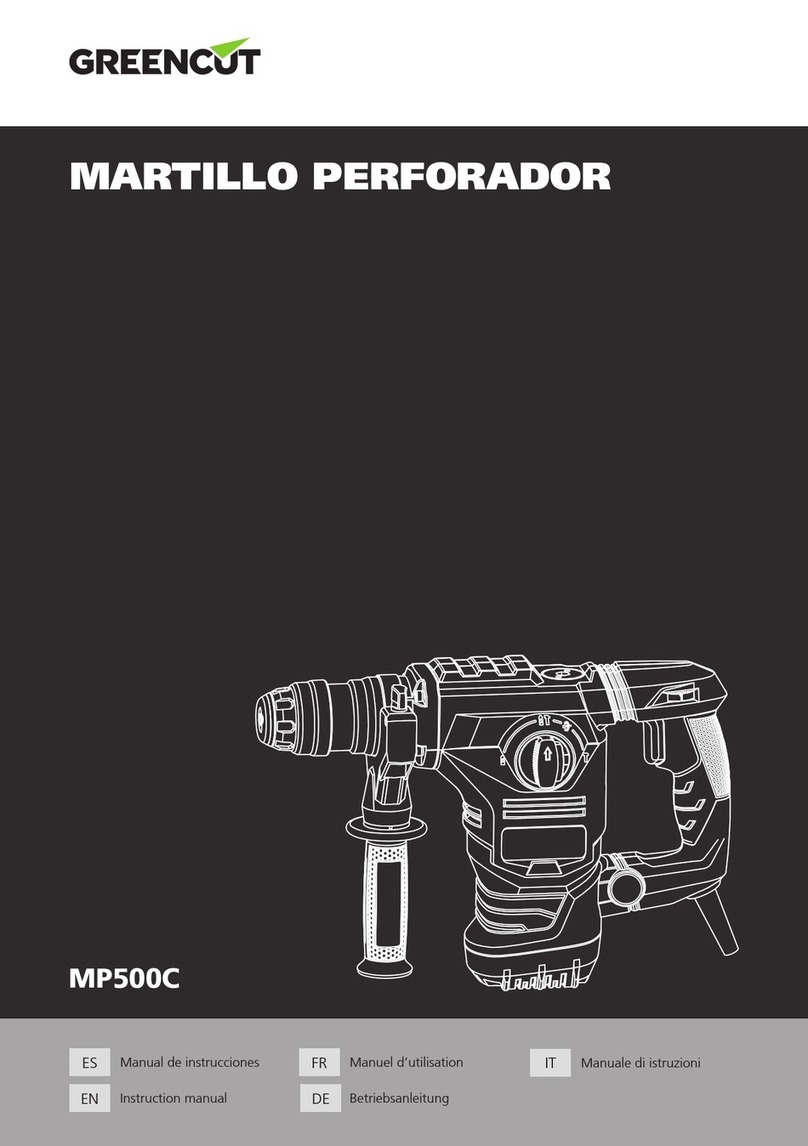 Greencut MP500C instruction manual