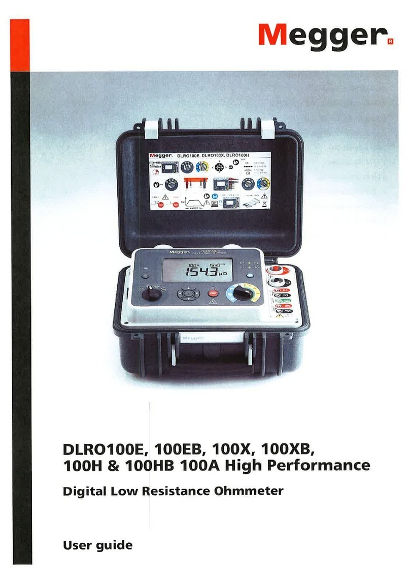 Megger DLRO100E user guide