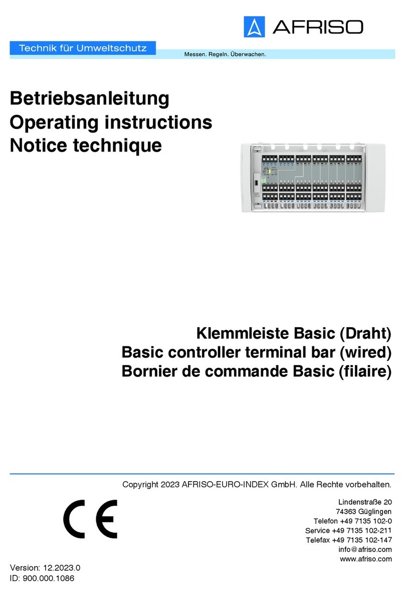 AFRISO CosiTherm WB 10 D8-230 operating instructions