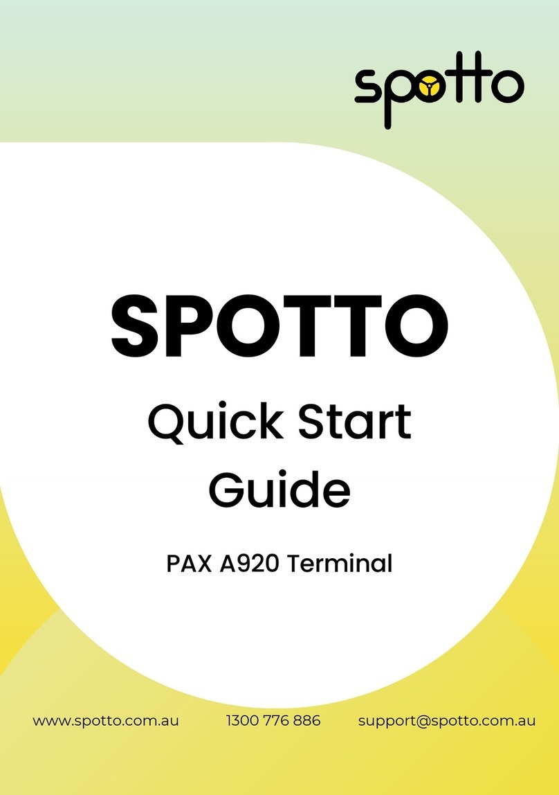 SPOTTO PAX A920 User manual