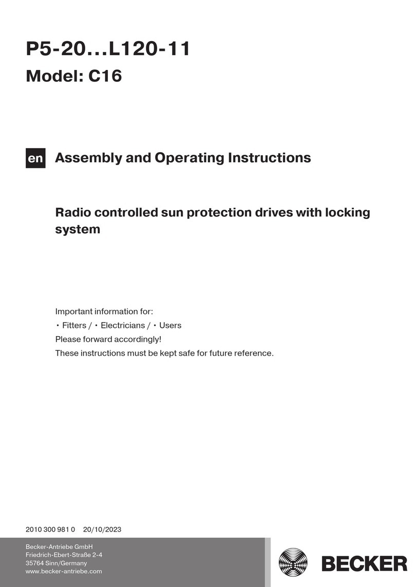 Becker L120-11-C16 User manual