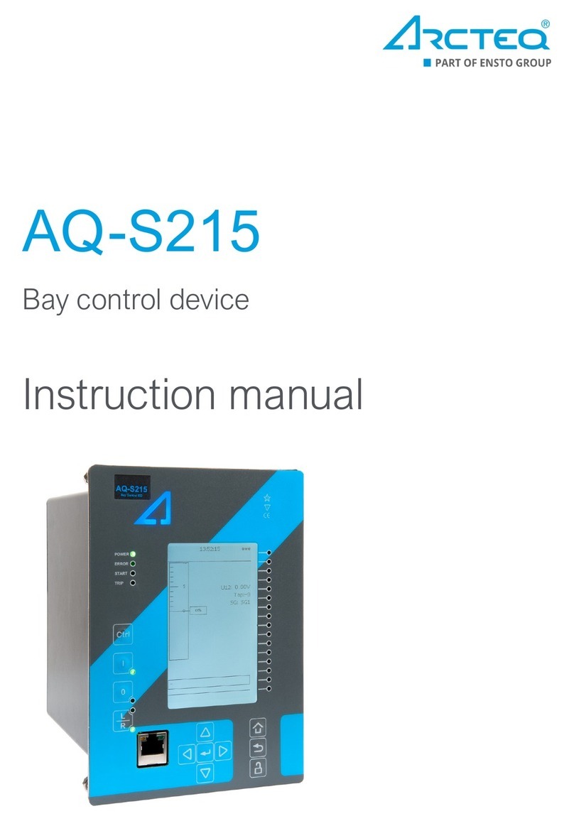 ensto Arcteq AQ-S215 instruction manual