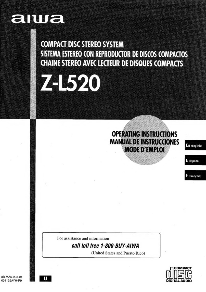 Aiwa Z-L520 User manual