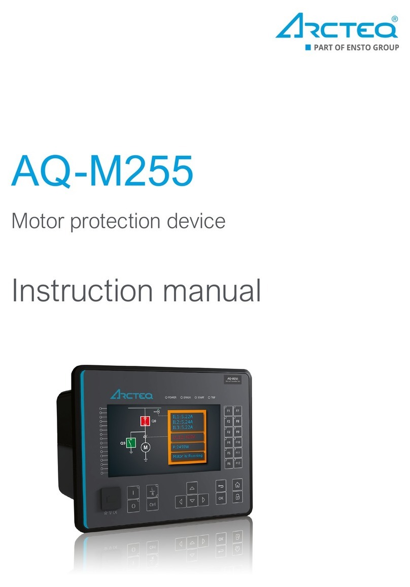 ensto Arcteq AQ-M255 instruction manual