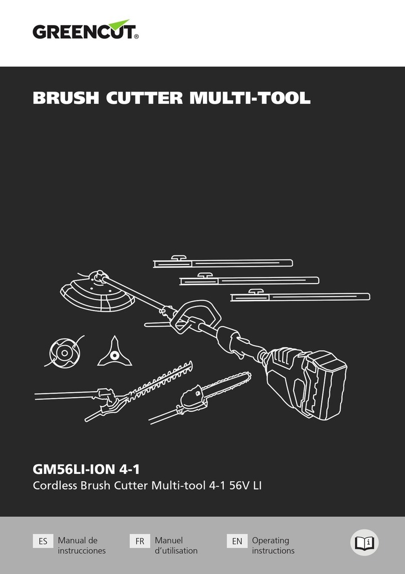 Greencut GM56LI-ION 4-1 operating instructions