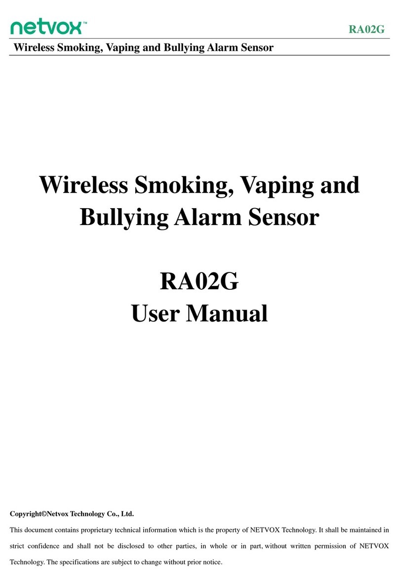 netvox RA02G User manual