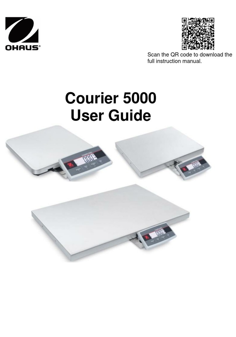 OHAUS I-C52M100L User manual