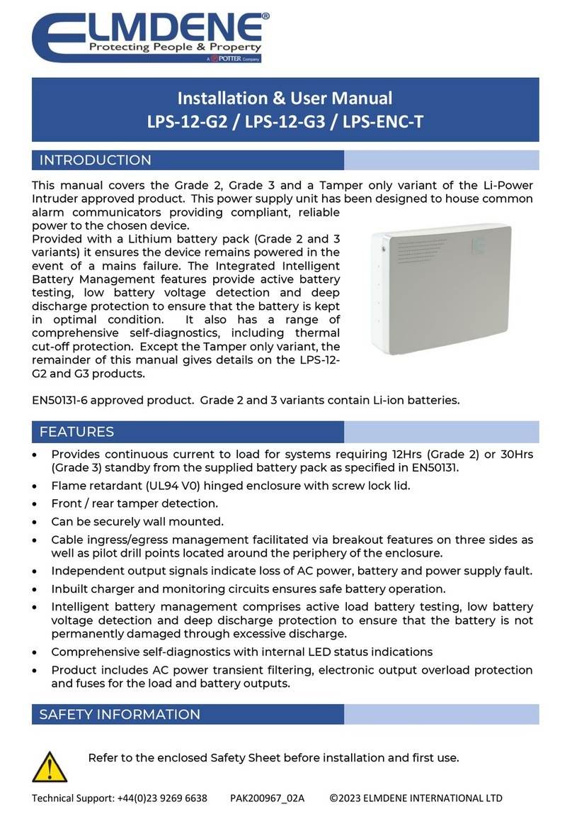 Elmdene LPS-ENC-T Instruction Manual