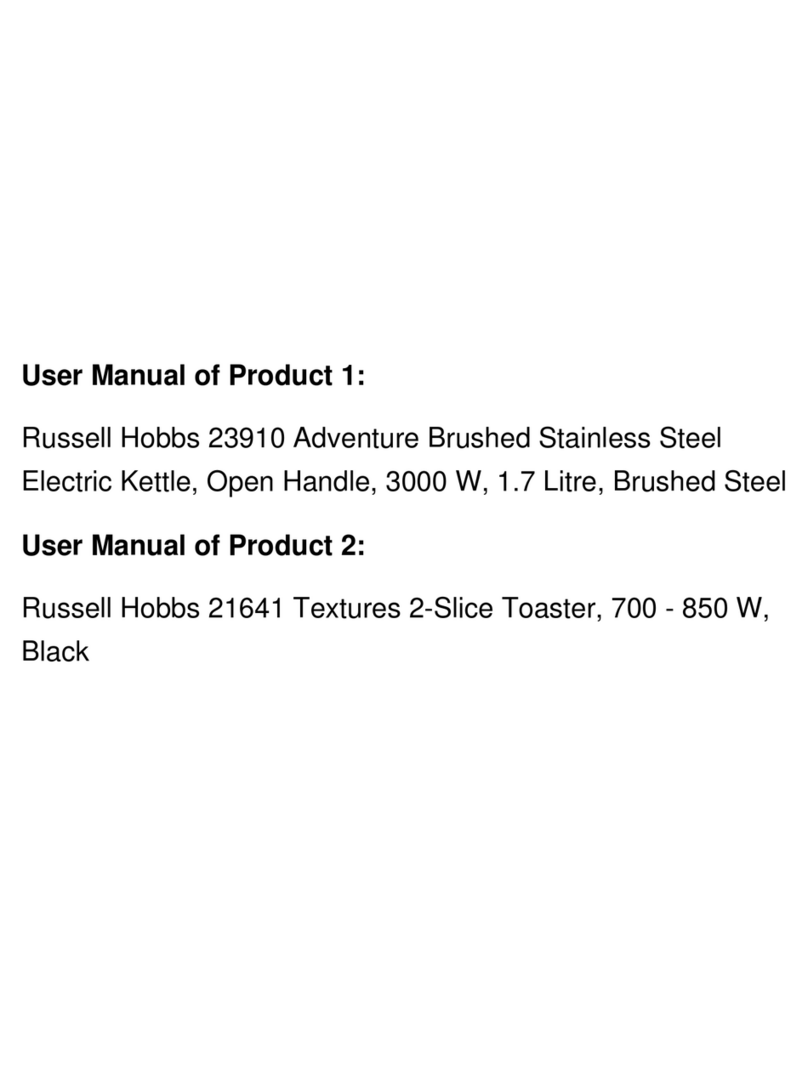 Russell Hobbs 23910 quick start guide