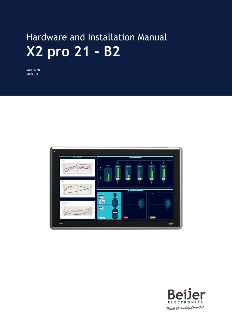Beijer Electronics X2 pro 21-B2 User manual