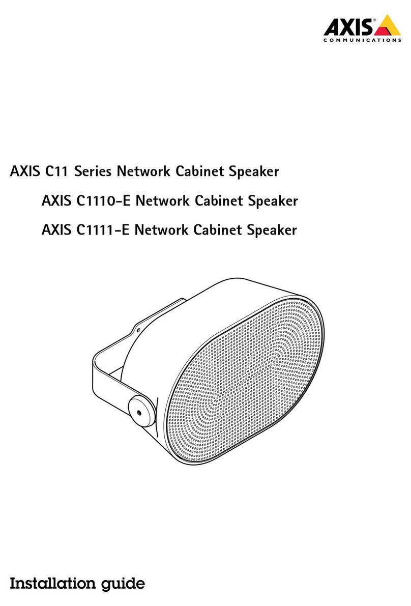 Axis C11 Series User manual
