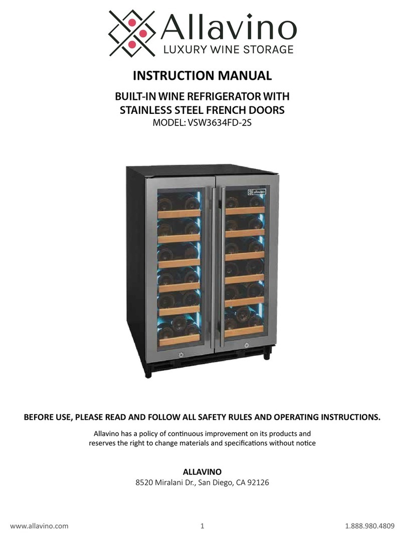 Allavino VSW3634FD-2S User manual