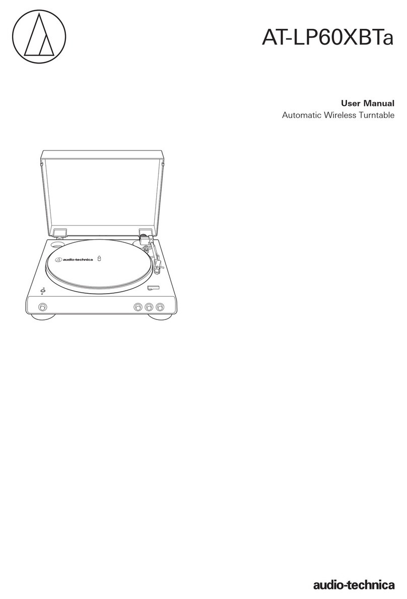 Audio Technica AT-LP60XBTa User manual
