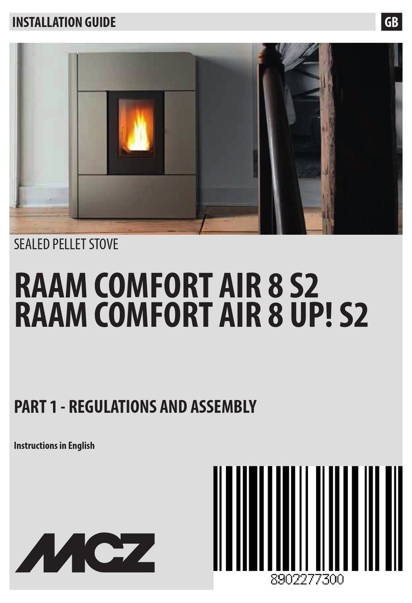 MCZ RAAM COMFORT AIR 8 S2 User manual