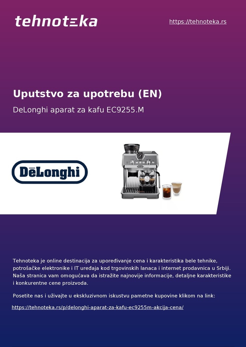DeLonghi La Specialista ARTE EC9255.M Instructions for use