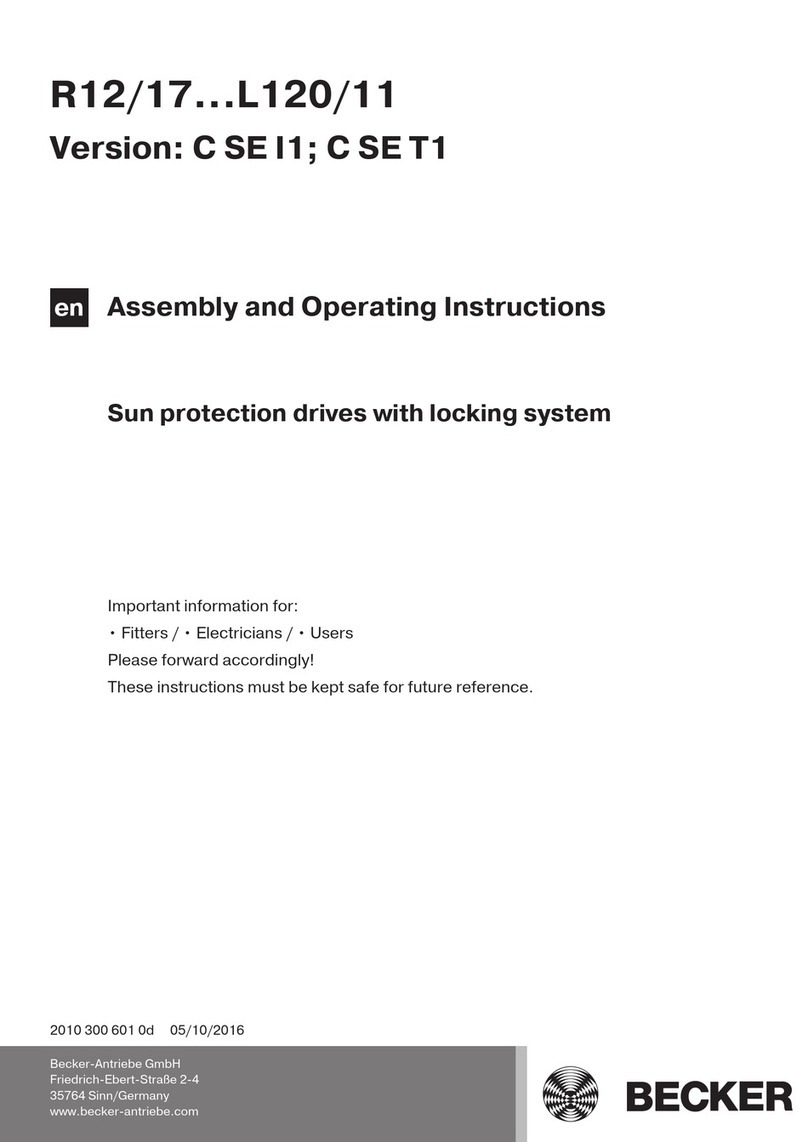 Becker R30/17C SE I1 User manual