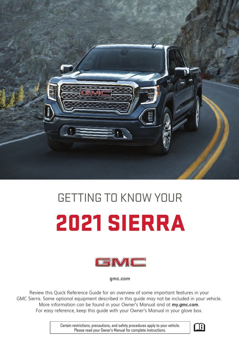 Chevrolet SIERRA 2021 Getting to know your