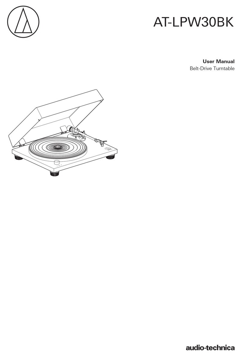Audio Technica AT-LPW30BK user manual