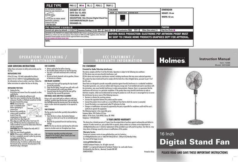 Holmes 32510360 User manual