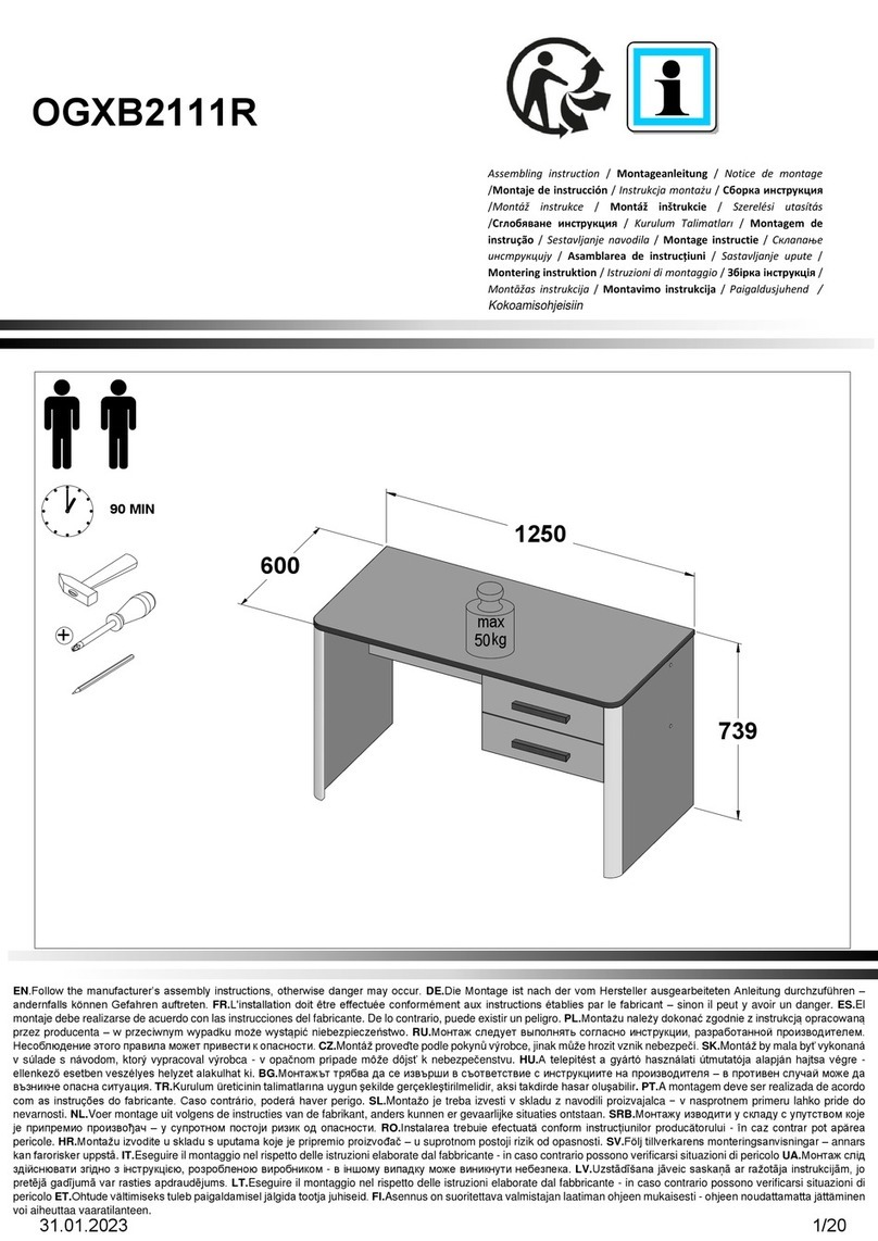 Forte OGXB2111R User manual