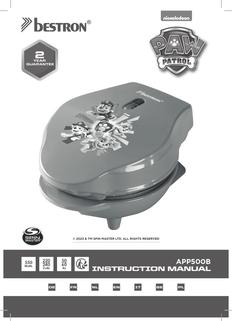 Spinmaster Bestron nickelodeon PAW PATROL APP500B instruction manual