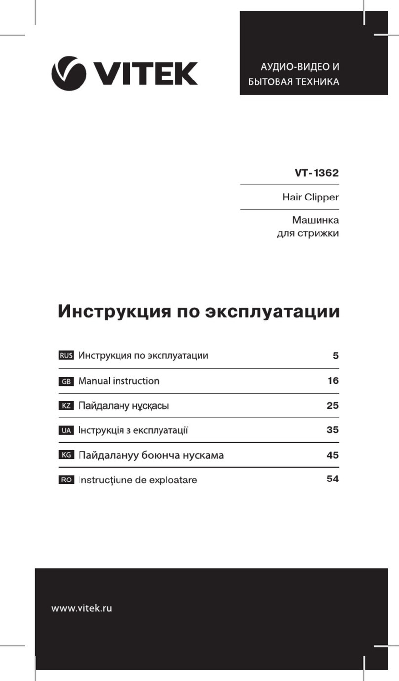Vitek VT-1362 Manual instruction