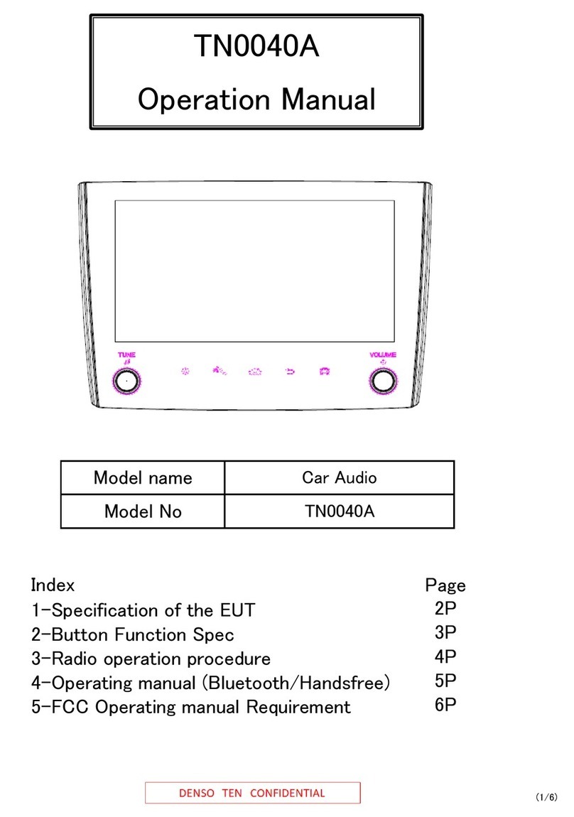 Isuzu TN0040A Operation manual
