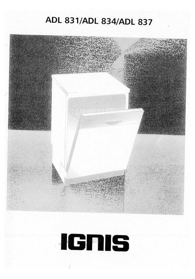Ignis ADL 831 Instructions for use