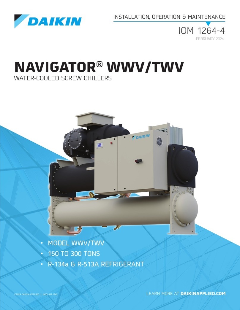 Daikin Navigator WWV Installation operation & maintenance