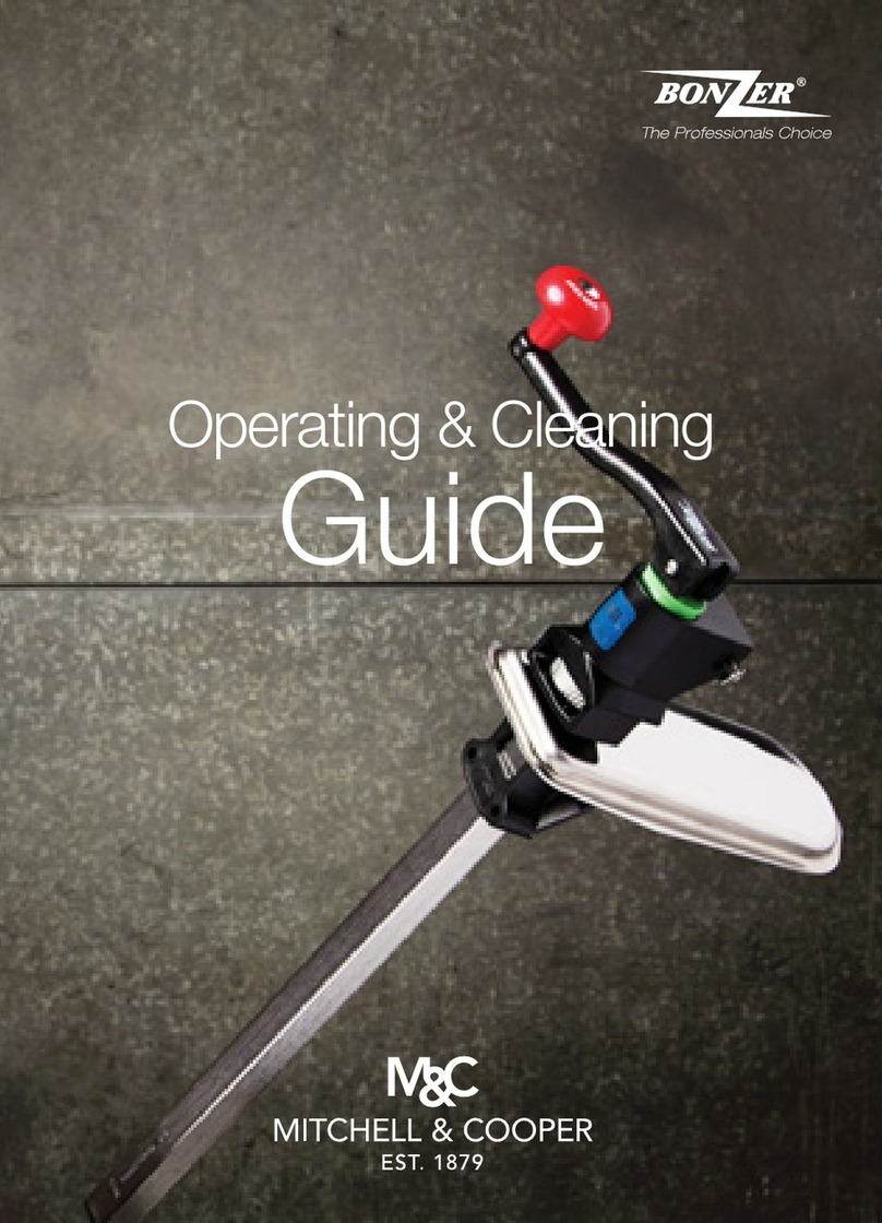Mitchell & Cooper BONZER CLASSIC R Operating & cleaning instructions