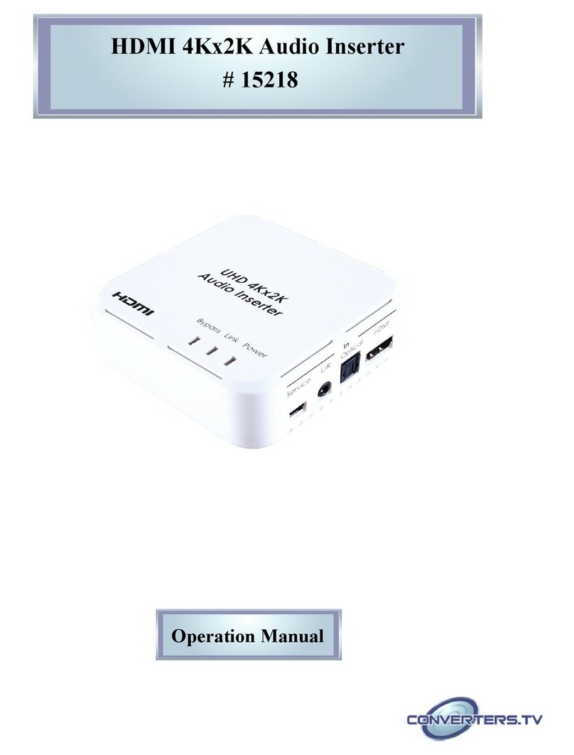 Converters.TV 15218 User manual