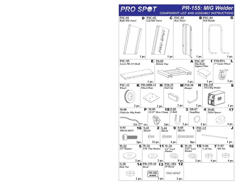 Pro Spot PR-155 Assembly instructions