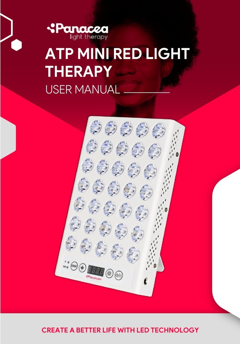 Panacea ATP MINI RED LIGHT THERAPY User manual