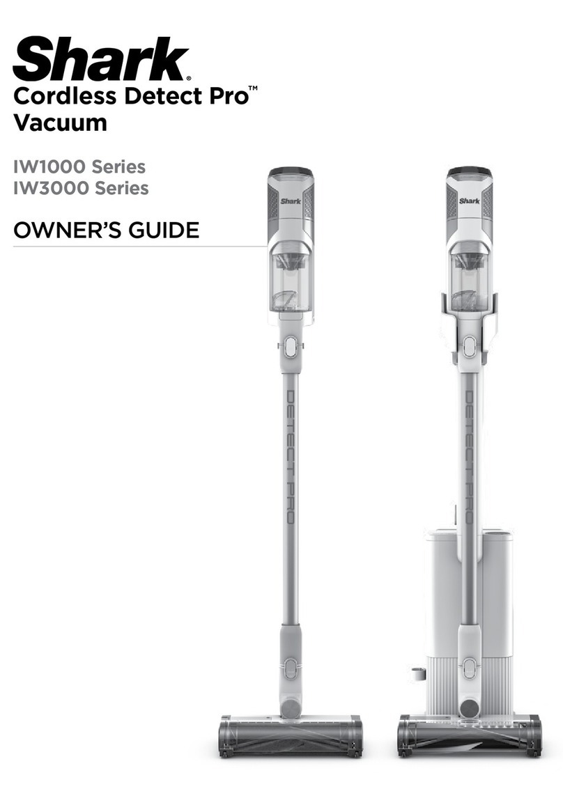 Shark Cordless Detect Pro IW3000 Series owner's guide