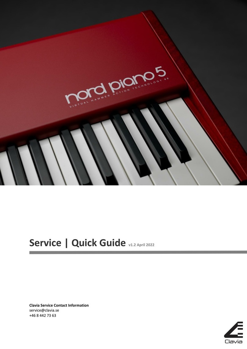 Clavia nord piano 5 User manual