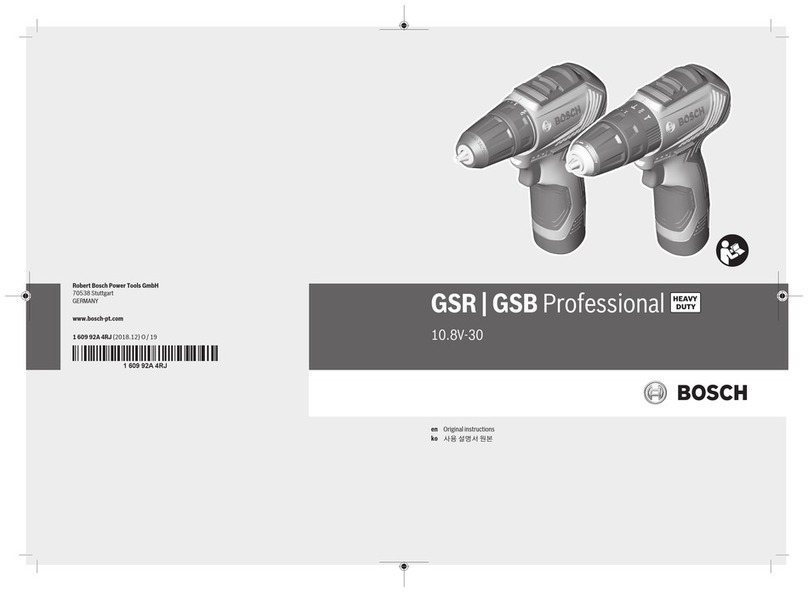 Bosch PROFESSIONAL GSR 10.8V-30 User manual