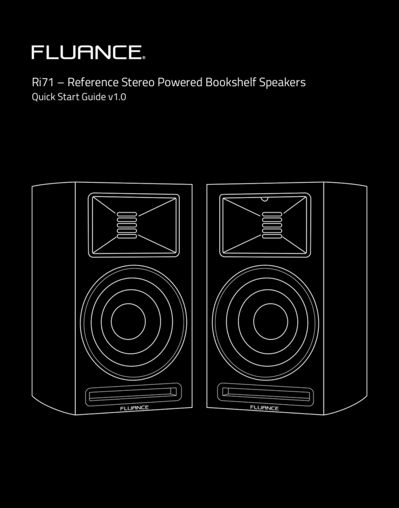 Fluance Ri71 User manual Fluance Ri71 User manual