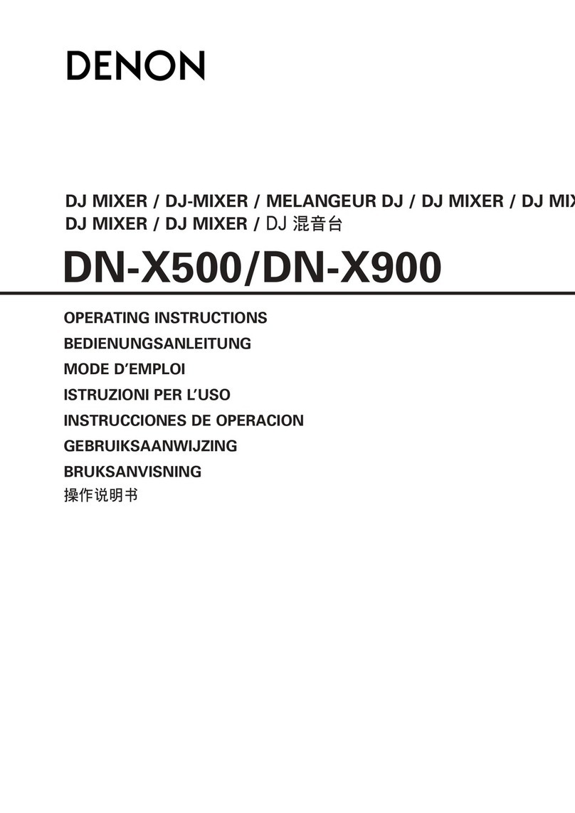 Denon DN-X500 User manual