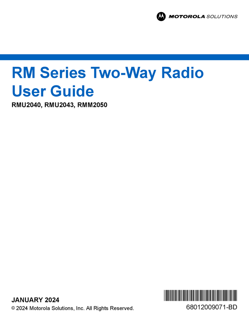 Motorola RM Series User manual