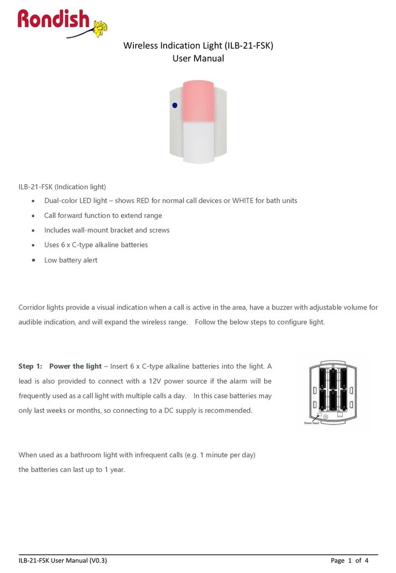 Rondish ILB-21-FSK user manual