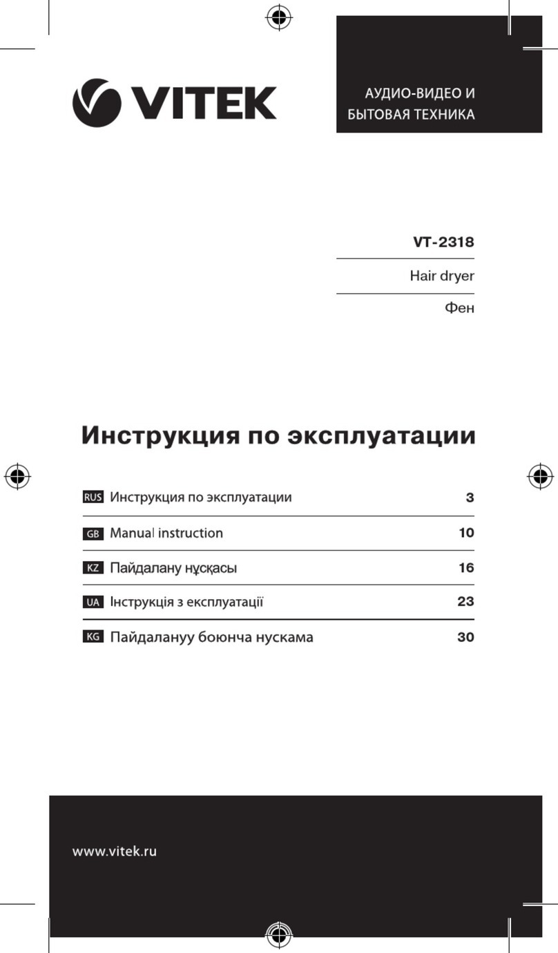 Vitek VT-2318 Manual instruction