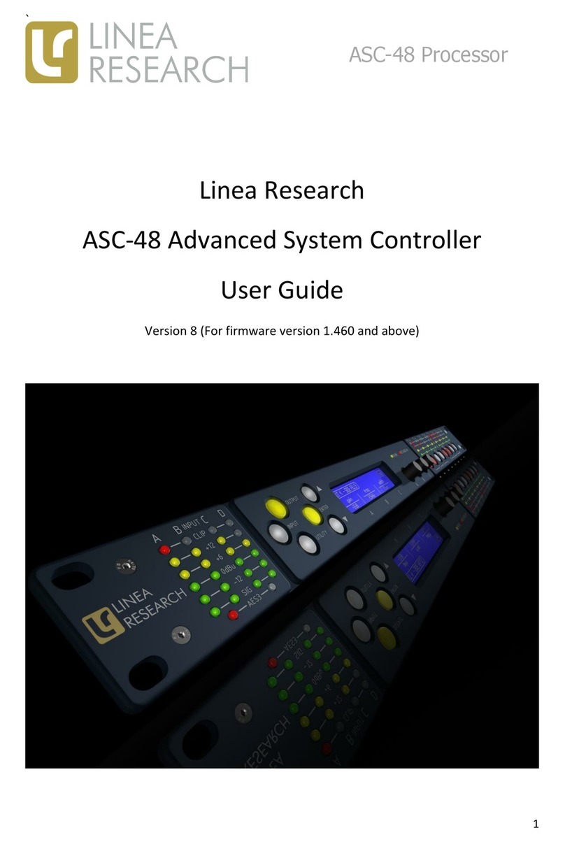Linea Research ASC-48 User manual