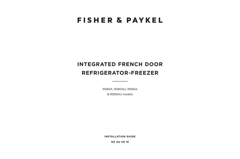 Fisher & Paykel RS90AU User manual Fisher & Paykel RS90AU User manual
