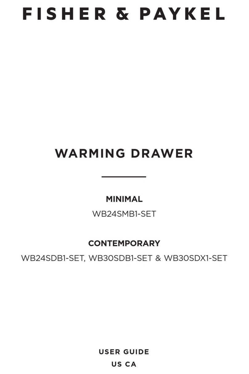 Fisher & Paykel WB24SDB1-SET User manual