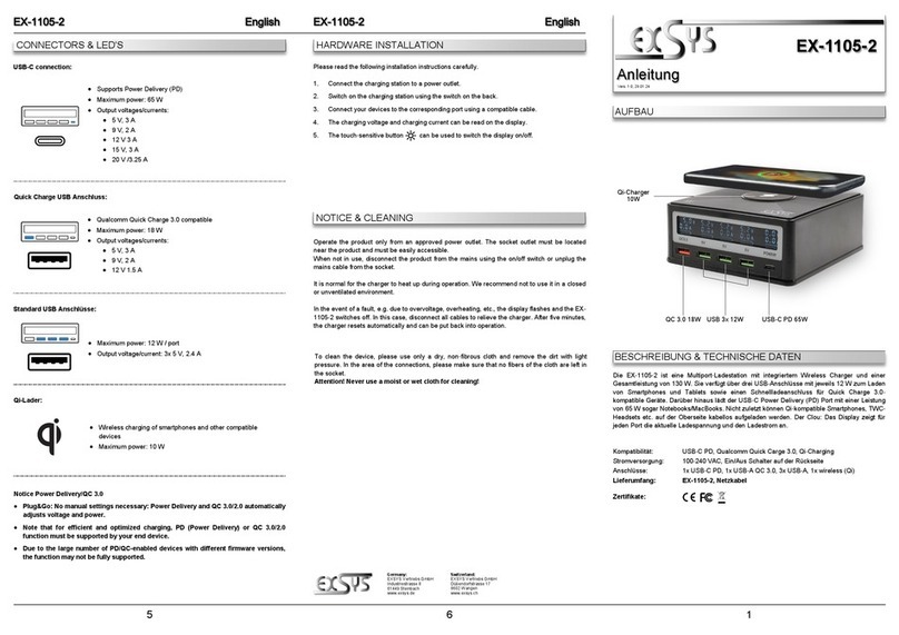Exsys EX-1105-2 manual