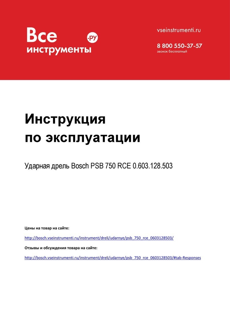 Bosch 0.603.128.503 User manual