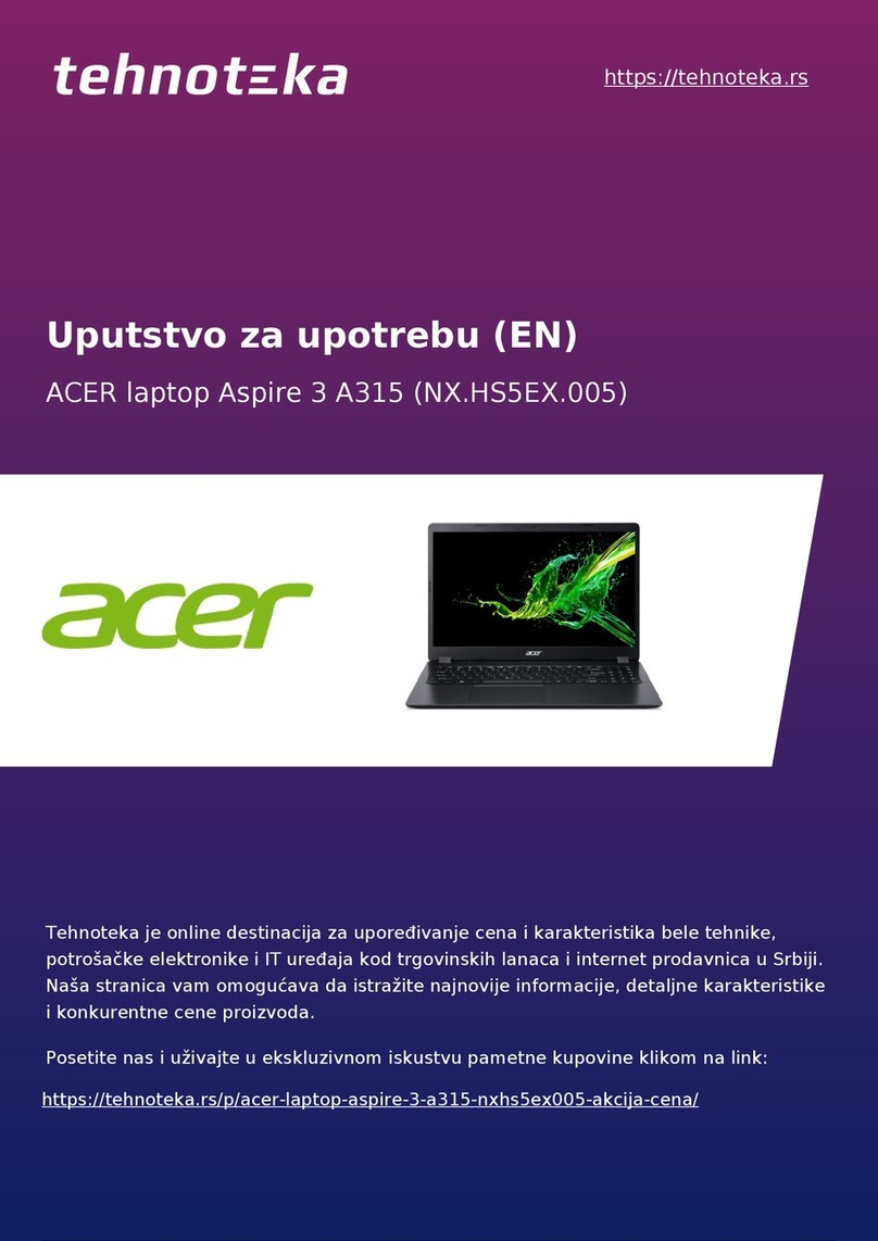Acer Aspire 3 A315 User manual
