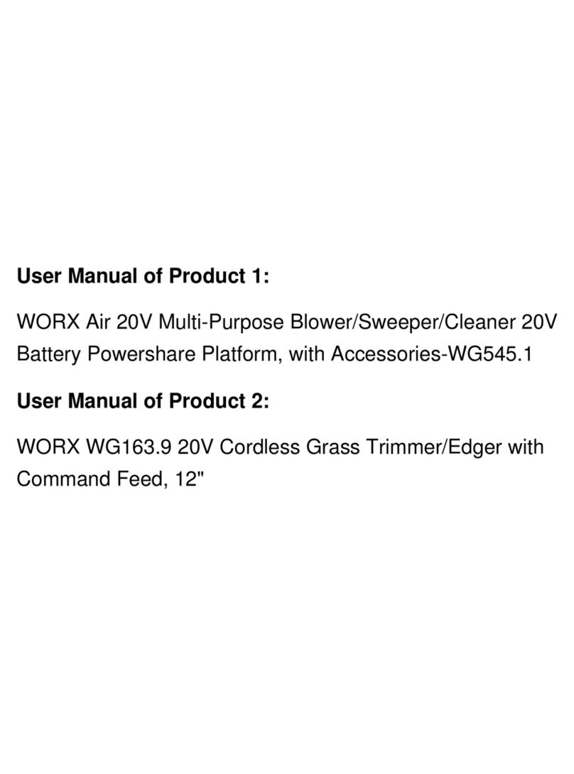 Worx WG163.9 User manual